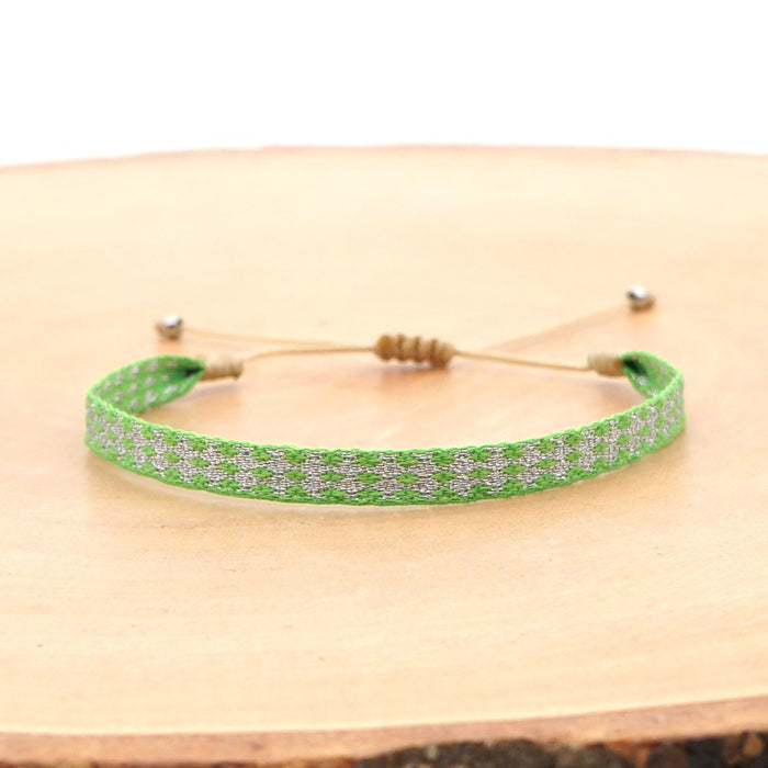 Bohemian style woven strap pure handmade woven bracelet