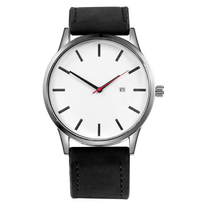 Relojes de hombre, reloj de cuarzo de cuero de moda, reloj de pulsera deportivo informal para Hombre, reloj de pulsera erkek kol saati, reloj Masculino