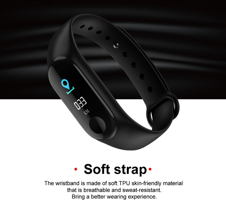 eThings M3 Smart sports watch Women Smart Watch Men Heart Rate Blood Pressure Monitor Fitness Tracker Pedometer Watch