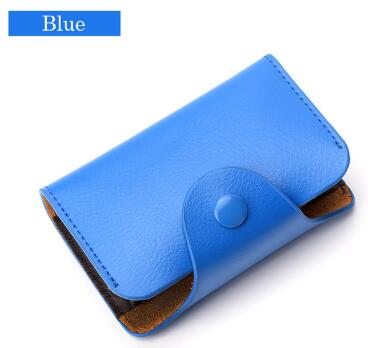 Genuine Leather Card Wallet for Men and Women Cowhide Business Card Holder Credit Card Purse