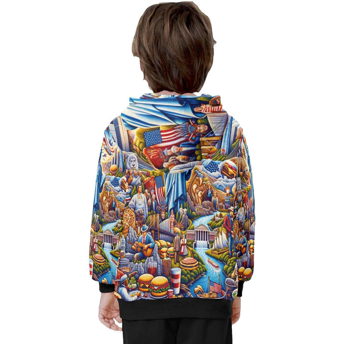NYC Liberty Dream USA Big Boys' Long Sleeve Hoodie H57
