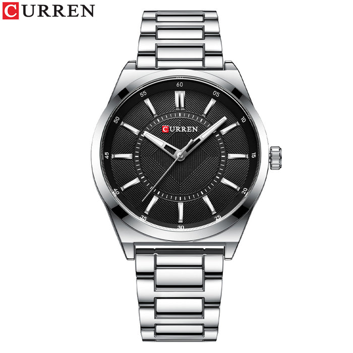 Men's Watch Quartz Watch Steel Band Watch Fashion Business Men's Watch