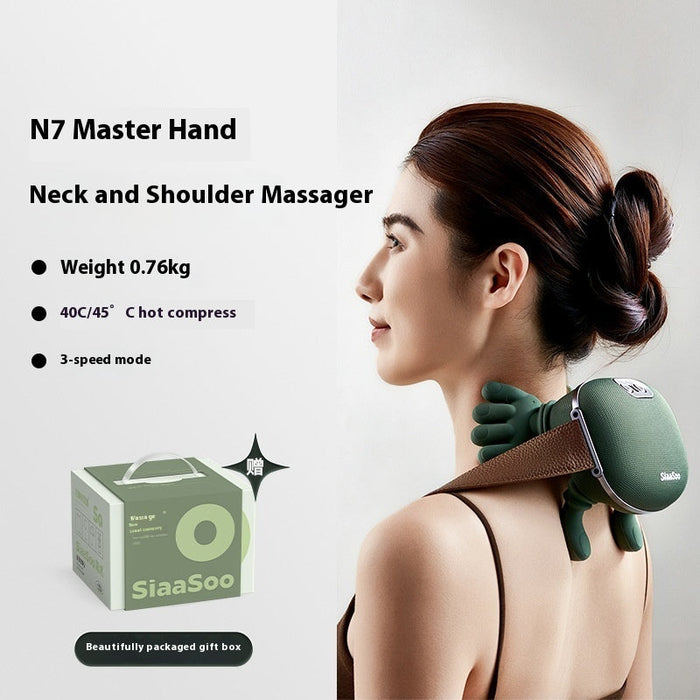 Master Hand Shoulder & Neck Massager with Heat Compress