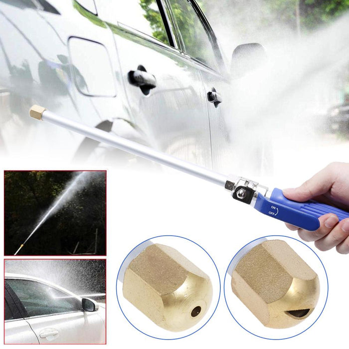 Water Jet  High Pressure Water Gun Power Washer Spray Nozzle Water Hose Wand Attachment