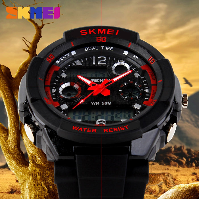 Skmei 1060 Nuevo S Shock Moda Hombres Relojes deportivos Skmei Reloj analógico de cuarzo digital Reloj militar multifuncional Hombres Relogio masculino