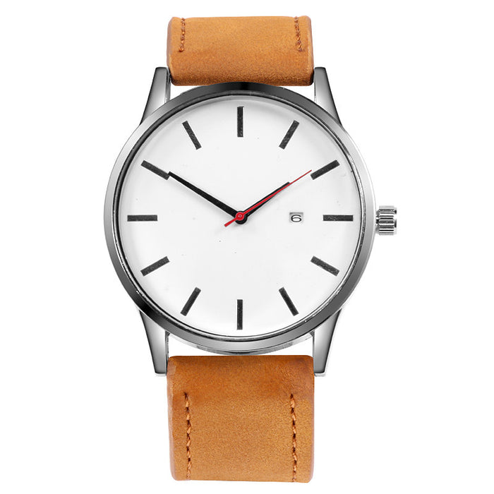 Relojes de hombre, reloj de cuarzo de cuero de moda, reloj de pulsera deportivo informal para Hombre, reloj de pulsera erkek kol saati, reloj Masculino