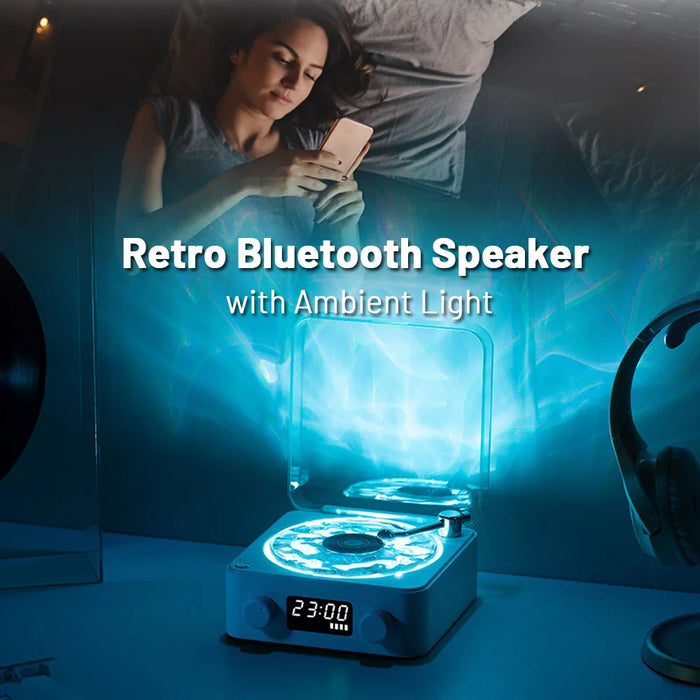 eThings  Mini Retro White Noise Bluetooth Speaker Portable Vintage Sleep Aid Bluetooth Speaker Subwoofer with RGB Light Support TF Card - eZthings USA WE SORT ALL THE CRAZIEST GADGETS, GIZMOS, TOYS & TECHNOLOGY, SO YOU DON'T HAVE TO.