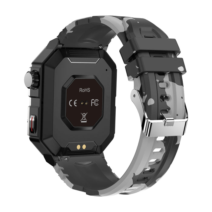 Reloj elegante de la llamada de voz de eThings GW55 HD Bluetooth con la supervisión multi del sueño del modo del deporte de NFC 