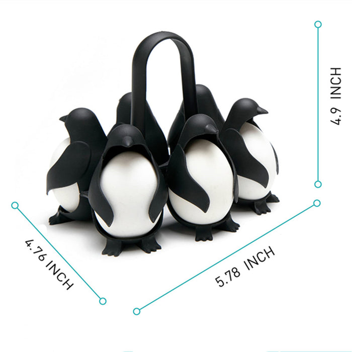 Kitchen Gadgets Penguin Egg Poacher Egg Storage Storage Penguin-Shaped Egg Steamer