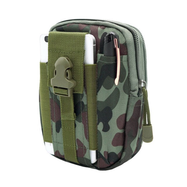 Men Waist Pack Bum Bag Pouch Waterproof Military Belt Waist Packs Molle Nylon Mobile Phone Wallet Travel Bag