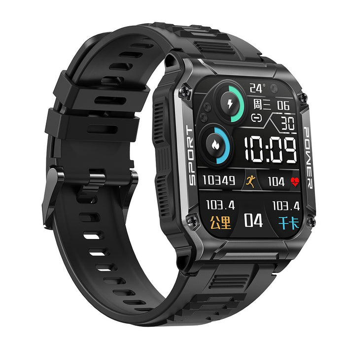 eThings NX6 smart watch Bluetooth call 1.95 inch large screen compass heart rate blood oxygen IP68 waterproof