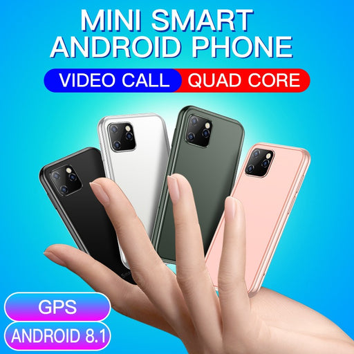 eThings Android System 8.1 Pocket Smartphone 3G Mini XS11 Sono GPS Dual Camera WIFI - eZthings USA WE SORT ALL THE CRAZIEST GADGETS, GIZMOS, TOYS & TECHNOLOGY, SO YOU DON'T HAVE TO.