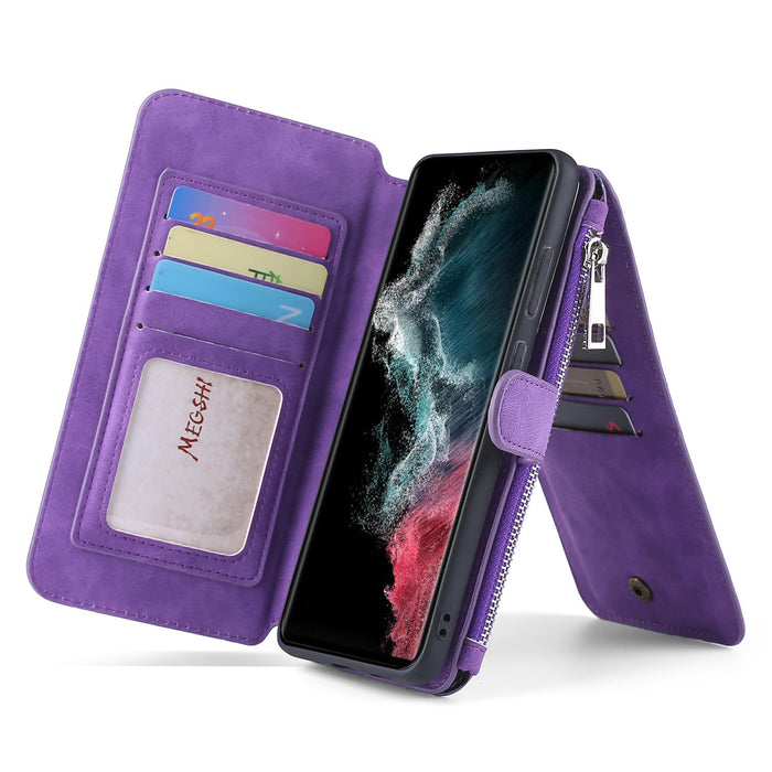 eThings For Samsung S22ultra Wallet Mobile Phone Shell S20FE Multifunctional Mobile Phone Leather Case S22 Flip Cover - eZthings USA WE SORT ALL THE CRAZIEST GADGETS, GIZMOS, TOYS & TECHNOLOGY, SO YOU DON'T HAVE TO.