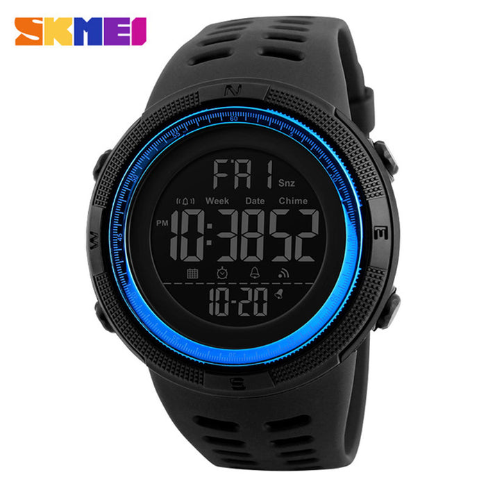 Relojes deportivos para hombre Buceo 50 m Reloj militar LED digital Relojes de pulsera electrónicos casuales de moda para hombres 