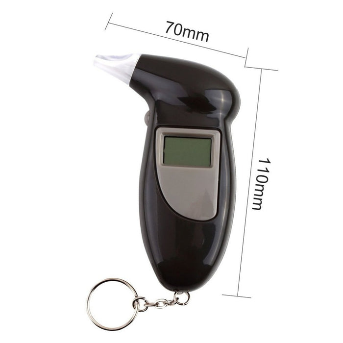 Alcohol Breath Tester Breathalyzer Analyzer Detector Test Keychain Breathalizer Breathalyser DeviceLCD