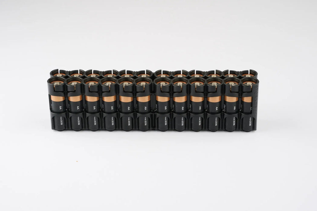 24 AA Pack Battery Caddy (Black)