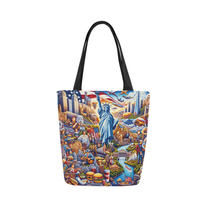 All American Freedom NYC Liberty Dream USA Canvas Tote Bag