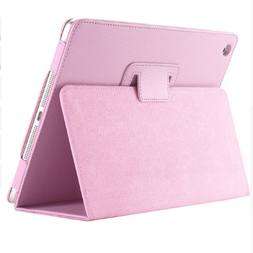 Para Apple ipad 2 3 4 funda Auto Flip Litchi PU Funda de cuero para nuevo ipad 2 ipad 4 soporte inteligente funda tipo libro