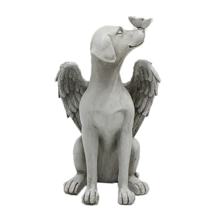 Resin Crafts Angel Cat Dog Imitation Stone