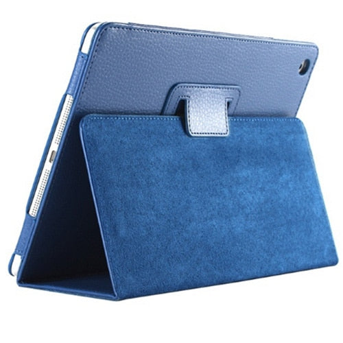 Para Apple ipad 2 3 4 funda Auto Flip Litchi PU Funda de cuero para nuevo ipad 2 ipad 4 soporte inteligente funda tipo libro