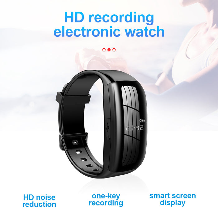 eThings D5 One Touch Recording Pen Working Intelligent HD Noise Reduction Recording Bracelet - eZthings USA WE SORT ALL THE CRAZIEST GADGETS, GIZMOS, TOYS & TECHNOLOGY, SO YOU DON'T HAVE TO.