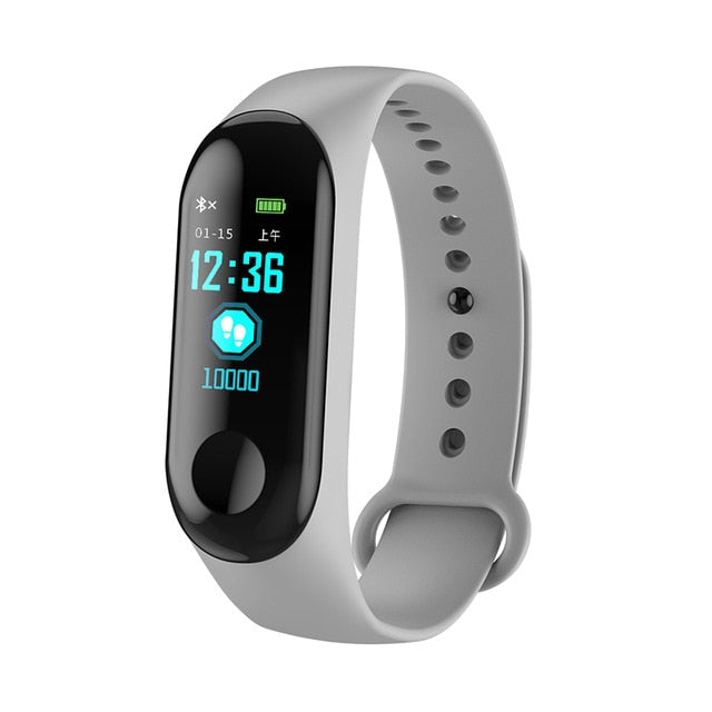 Reloj deportivo inteligente eThings M3 para mujer, reloj inteligente para hombre, monitor, seguidor Fitness de presión arterial y ritmo cardíaco, reloj podómetro