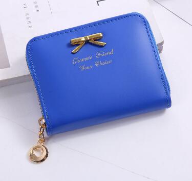 New Fashion Design Women Coin Case Cute Hot Wallet Bifold Short Mini Zipper Around Purse PU Leather Good Quality Coin Pouch