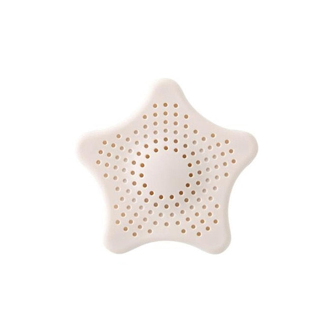 Kitchen Gadgets Accessories Star Outfall Drain Cover Basin Sink Strainer Filter Shower Hair Catcher Stopper Plug