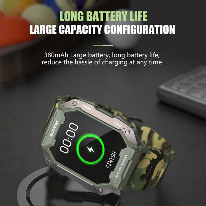 eThings IP68 Smart Watch C20 Pro Outdoor Sports Style BT Phone Call Dial Answer Calls 380 mAh Long Battery Life