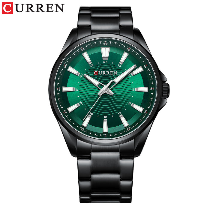 Reloj para Hombre Reloj de Negocios para Hombre Reloj con Correa de Acero Reloj de Cuarzo 