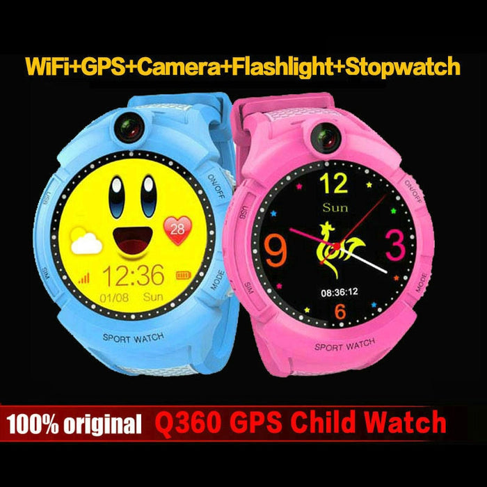 eThings Q360 Kids Smart Watch with Camera GPS WIFI Location Child smartwatch SOS Anti-Lost Monitor Tracker baby WristWatch - eZthings USA WE SORT ALL THE CRAZIEST GADGETS, GIZMOS, TOYS & TECHNOLOGY, SO YOU DON'T HAVE TO.