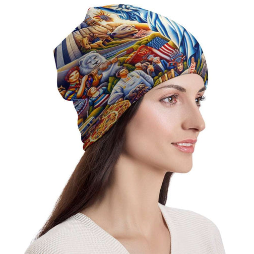 Freedom NYC Liberty Dream USA Full print Pullover cap