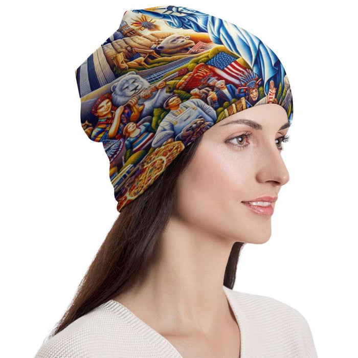 Freedom NYC Liberty Dream USA Full print Pullover cap