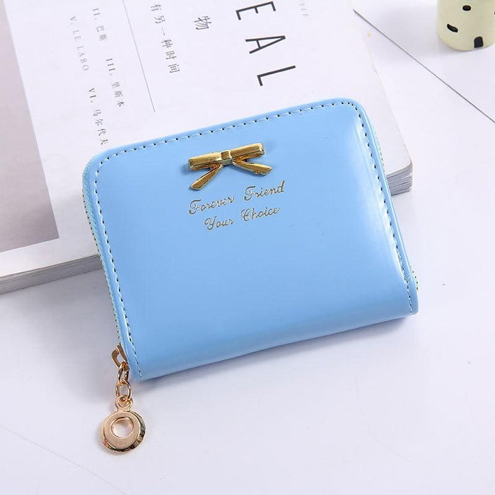 New Fashion Design Women Coin Case Cute Hot Wallet Bifold Short Mini Zipper Around Purse PU Leather Good Quality Coin Pouch