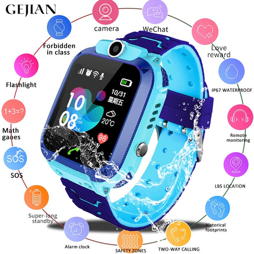 eThings Kids Watches Positioning Wristwatch Tracker SIM Card Call Location Finder Anti-Lost Monitor Camera Photo Children Watch - eZthings USA WE SORT ALL THE CRAZIEST GADGETS, GIZMOS, TOYS & TECHNOLOGY, SO YOU DON'T HAVE TO.