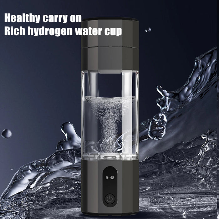 Taza de agua inteligente H60 6000PPB, rica en hidrógeno, electrólisis de agua portátil, taza de hidrógeno, taza a prueba de fugas, taza para beber saludable