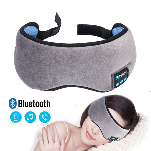 eThings Wireless Stereo Bluetooth Earphone Sleep Mask Phone Headband Sleep Soft Earphones Sleeping Eye Mask Music Headset - eZthings USA WE SORT ALL THE CRAZIEST GADGETS, GIZMOS, TOYS & TECHNOLOGY, SO YOU DON'T HAVE TO.