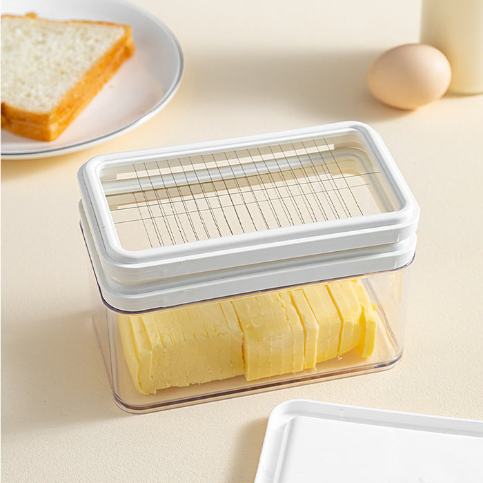 Cream Cutter Container Stainless Steel Cheese Baking Slicer Storage Box Simple And Beautiful Kitchen Gadgets