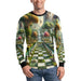 The sophistication of the Garden of Chess Fan Club Men's Long Sleeve T-shirt (ModelT51)