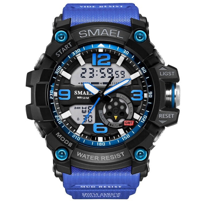 SMAEL 1617B Digital Watch Men Sport Super Cool Men's Quartz Sports Watches Luxury Brand LED Military Wristwatch Male xfcs