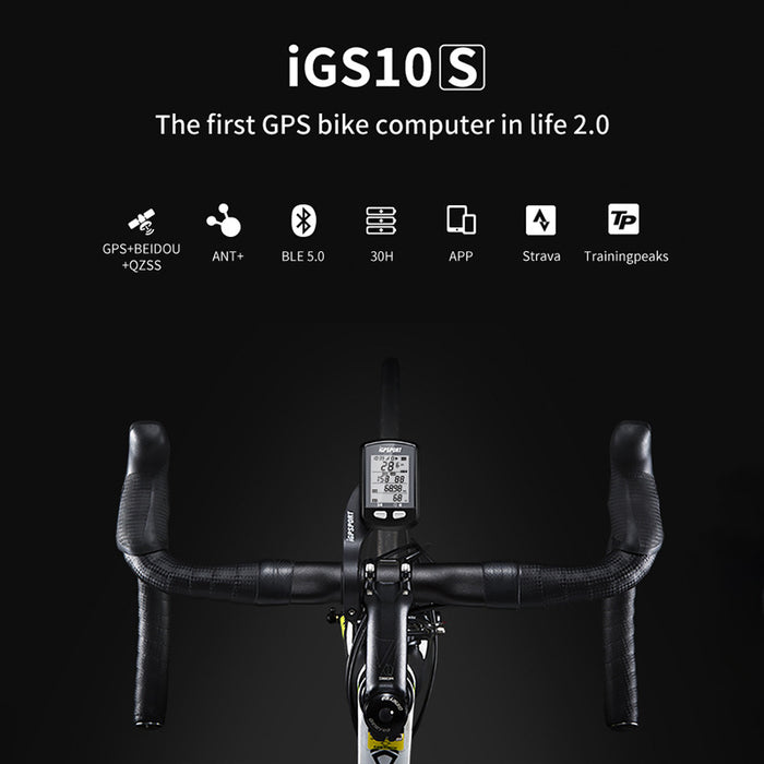 eThings iGPSPORT iGS10S Stopwatch GPS Bicycle Computer ANT+ Heart Rate Cadence - eZthings USA WE SORT ALL THE CRAZIEST GADGETS, GIZMOS, TOYS & TECHNOLOGY, SO YOU DON'T HAVE TO.