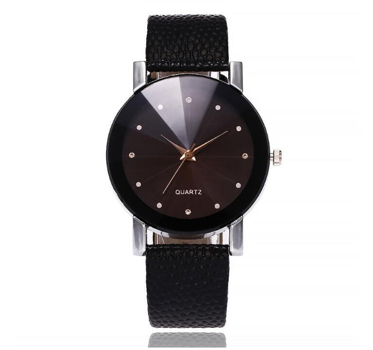 Reloj de Mujer de marca de lujo, Reloj de cuarzo Simple informal para Mujer, Reloj de pulsera con correa de cuero, Reloj para Mujer