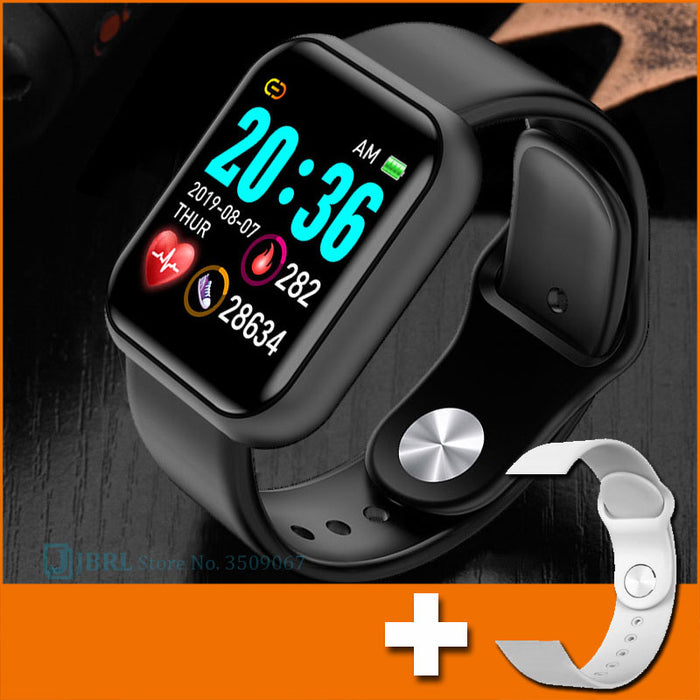 eThings Mujeres Banda Inteligente Hombres Pulsera Inteligente Rastreador de Ejercicios Para Android IOS Pulsera Inteligente Pulsera Inteligente Bluetooth Banda Inteligente