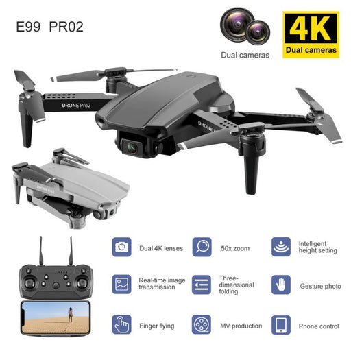 eThings E99 PRO2 Drone Folding Quad-Axis Aerial Photographer Long Range Fixed Height Remote Control Aircraft Boys Toys - eZthings USA WE SORT ALL THE CRAZIEST GADGETS, GIZMOS, TOYS & TECHNOLOGY, SO YOU DON'T HAVE TO.