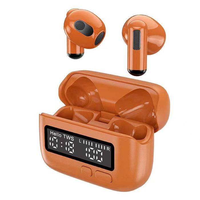 eThings Portable creative clock wireless Bluetooth Earphones semi in ear touch gaming esports ultra long range Headphones