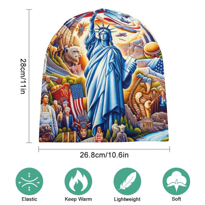 Freedom NYC Liberty Dream USA Full print Pullover cap