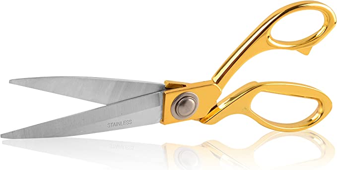 Gold-Plated Sewing Scissors 2.56 Straight Blade