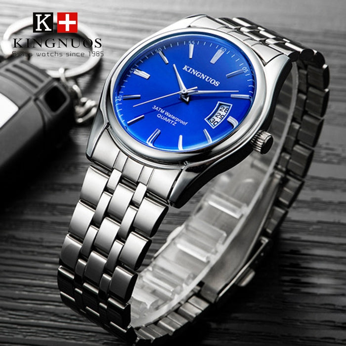 Reloj de lujo de marca superior para hombre, reloj de fecha resistente al agua hasta 30m, relojes deportivos para hombre, reloj de pulsera informal de cuarzo para hombre, reloj Masculino 