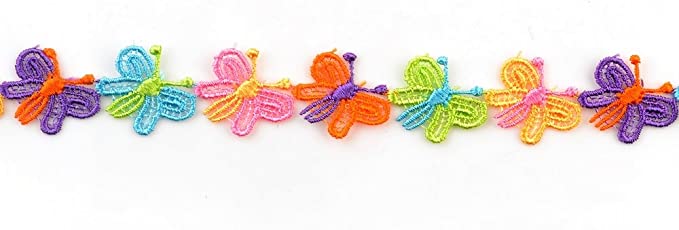 Designer Decorating Lace and Trims for Sewing and Craft Projects (3 Yard, Butterfly) - eZthings USA WE SORT ALL THE CRAZIEST GADGETS, GIZMOS, TOYS & TECHNOLOGY, SO YOU DON'T HAVE TO.