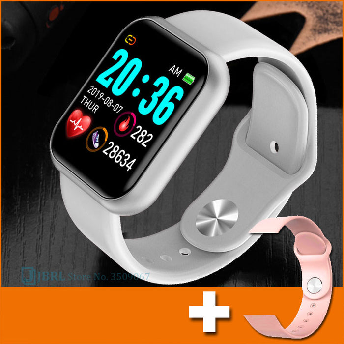 eThings Mujeres Banda Inteligente Hombres Pulsera Inteligente Rastreador de Ejercicios Para Android IOS Pulsera Inteligente Pulsera Inteligente Bluetooth Banda Inteligente